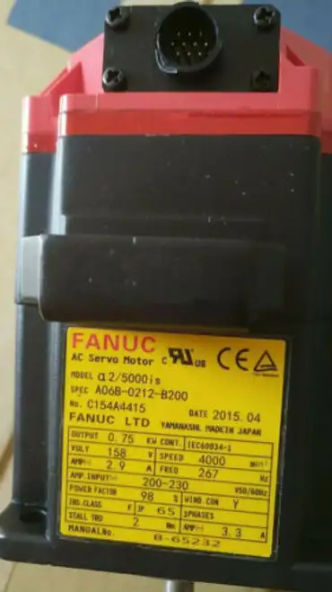 Fanuc A06B-0212-B000#0100 伺服馬達