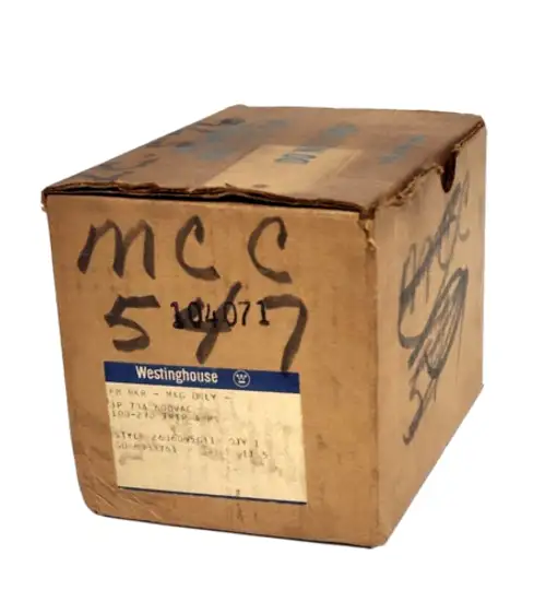 New Westinghouse 2606D95G31 Circuit Breaker 3P 70A 600Vac Fb Bkr Mag Only