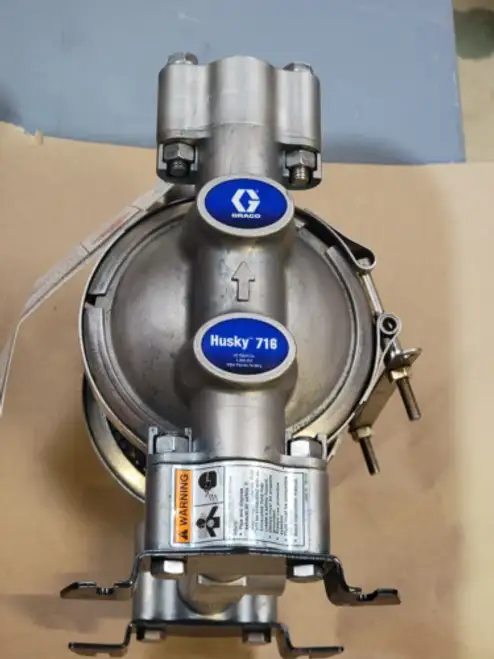 Graco D54311 Husky 716 Edelstahl-Doppelmembranpumpe mit Luftantrieb