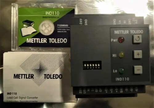 Mettler Toledo Ind110 24Vdc 8Watts yük hücresi sinyal dönüştürücüsü