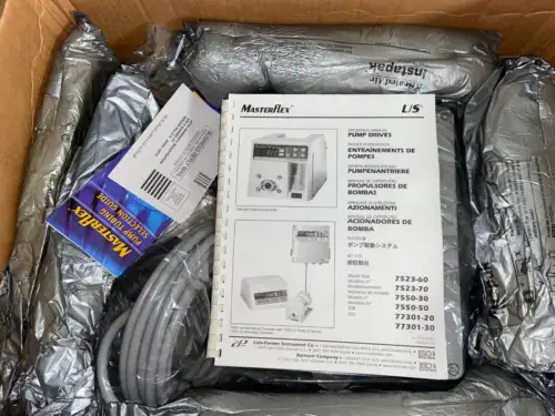 Neu 600 U/min Masterflex L/S Digital Modular Drive 77301-23 mit 77301-21 Pumpe