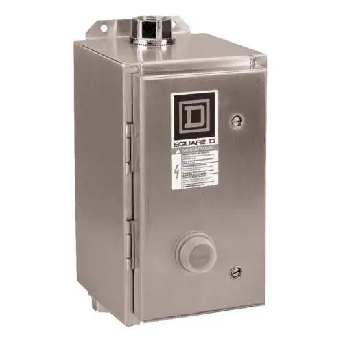 Square D 8536Sbw12V02S Magnetic Motor Starter Nema 120V 3P 18A