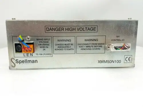 Spellman High Voltage Power Supply Xmm50N100