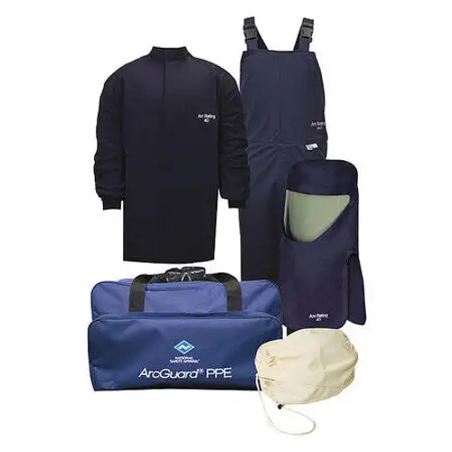 National Safety Apparel Kit4Sc40Ngsm Arc Flash Protection Clothing Kit S
