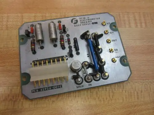 Fife Pcm-6 Electrometer Preamp Card Pcm6 52925 52925-1 F