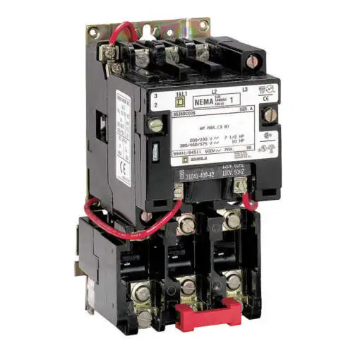 Square D 8536Sdo1V03 Magnetic Motor Starter Nema 240V 3P 45A