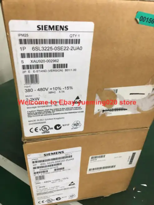Siemens 6Sl3225-0Se22-2Ua0 變頻器驅動器