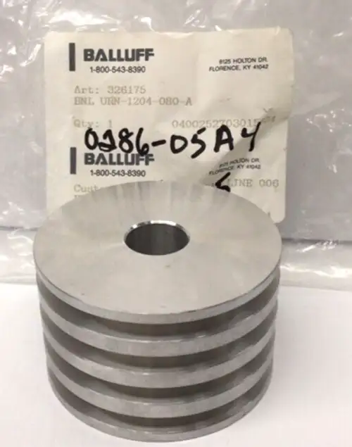 Balluff Bnl Urn-1204-080-A Rotary Cam Tray/Drum 326175 20Mm Bore 80Mm Od 50Mm W