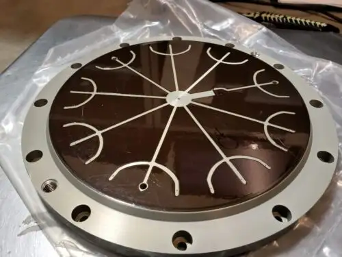 Applied Materials Amat 0020-39087 Pedestal Esc 195Mm Notch Dps Chamber