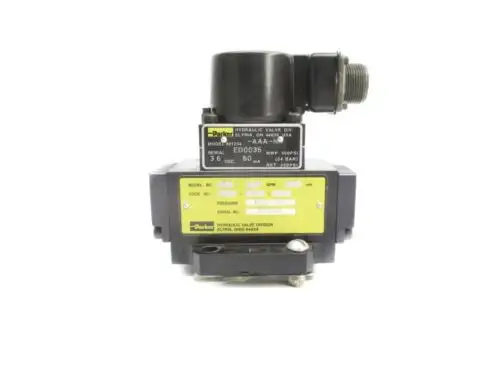 Parker 801234-Aaa-Nr 500Psi 3.6Vdc