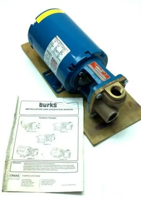 Neu Burks 33Ct5M Kranpumpen & Systeme & Bluffton 1303222103 Motor