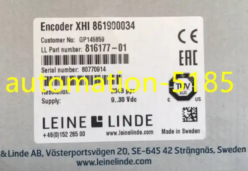 861900134-2048 816177-01 Leine& Linde Encoder