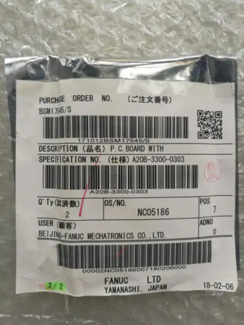 FANUC A20B-3300-0303 伺服放大器