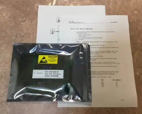 Ag Associates P/N 2100-0308-03 Pca D/A Karte für 8108 8800 Rtp Systeme