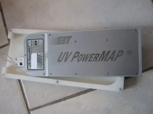 Rare Uv Powermap Uv Spectral Response Measuring Device W/ Case Head & Collection