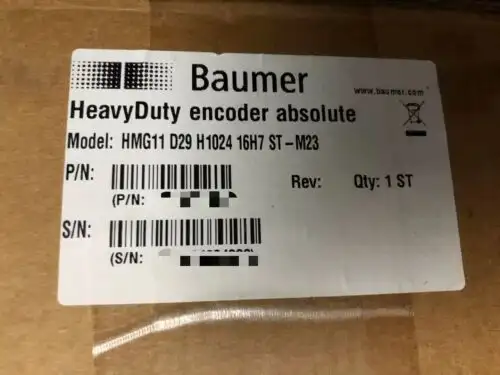 Baumer Hmg11 D29 H1024 16H7 St-M23 重型絕對編碼器