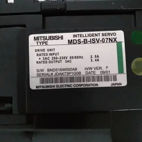 Mitsubishi Mds-B-Isv-07Nx Servo Drive