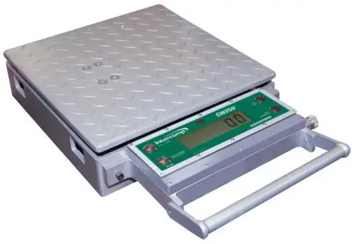 Intercomp Cw250 Platform Scale 500 X 0.5 Lb Capacity Rfx Wireless Weighing