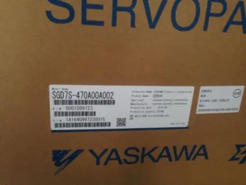 Yaskawa Sgd7S-470A00A002 伺服驅動器