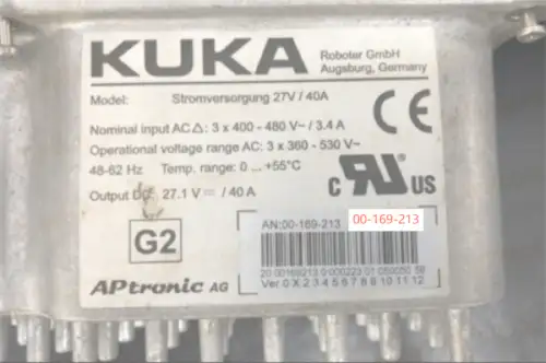 00-169-213 Kuka Power Supply 00169213