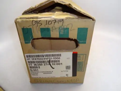 Siemens 1Fk7032-5Af21-1Dg0 1Fk70325Af211Dg0 Servo Motor