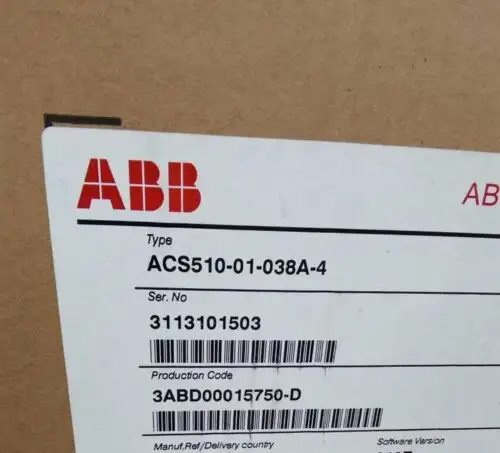 ABB ACS510-01-038A-4 變頻器