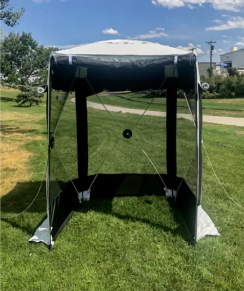 Pelsue 6508Sbrs 8' X 8' X 6,5' H Tenda per giunzioni in fibra Solarshade Finestre ventilate