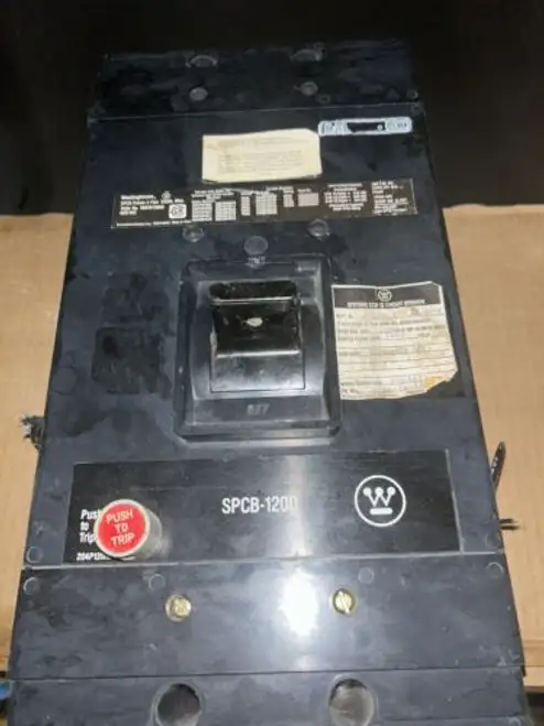 Westinghouse Spcb-1200 1200 Amp Spcb1200 Circuit Breaker With Shunt