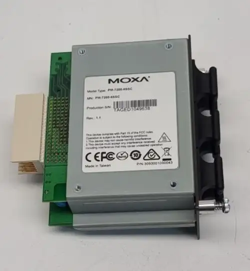Moxa PM-7200-6SSC V1.1 Fast Ethernet-Modul mit 6 100BaseFX Single-Mode Ports