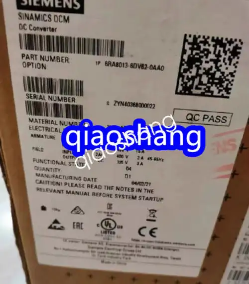Siemens 6Ra8013-6Dv62-0Aa0 400V 15A 直流調速控制器