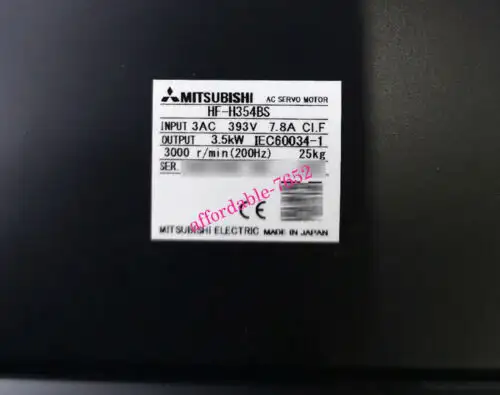 Mitsubushi HF-H354Bs AC servomotor