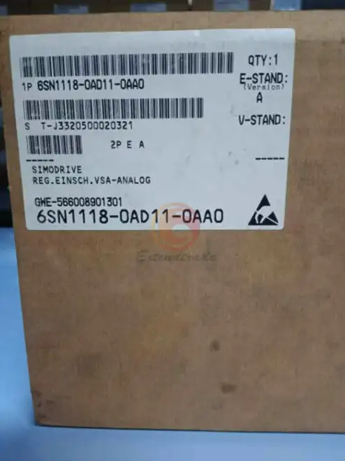 Siemens 6Sn1118-0Ad11-0Aa0 伺服軸卡