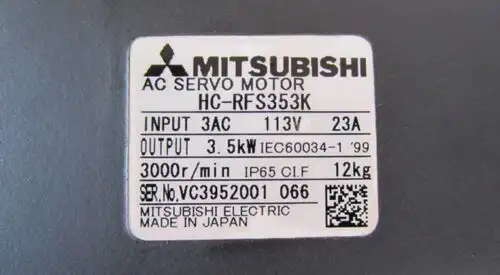 Mitsubishi Hc-Rfs353K Servo Motor