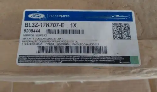 Ford Parts Bl3Z-17K707-E 後視鏡