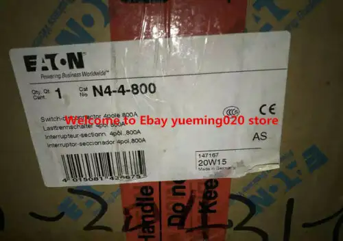 Eaton N4-4-800A Circuit Breaker