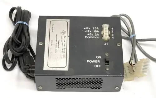 Texas Instruments Tm 990/519 Triple Output Power Supply W/ Cable