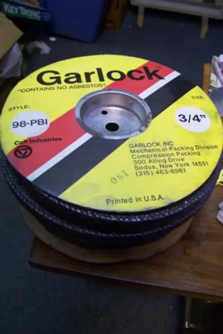 New Garlock 98-Pbi 3/4" Graphite Treated Valve Stem Packing