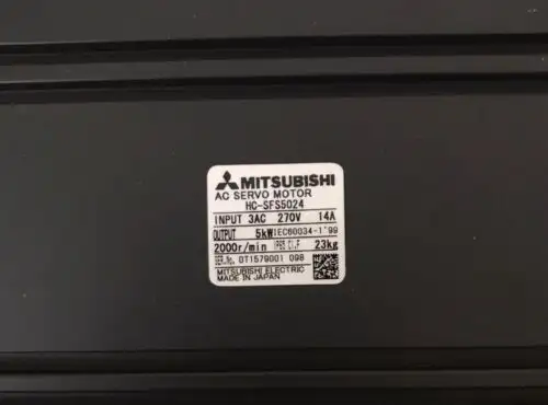 Mitsubishi HC-SFS5024 伺服馬達