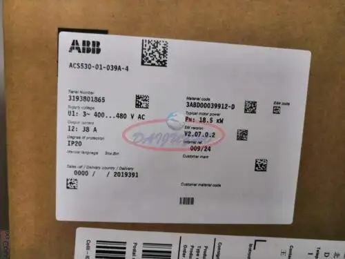 ABB ACS530-01-039A-4 變頻器