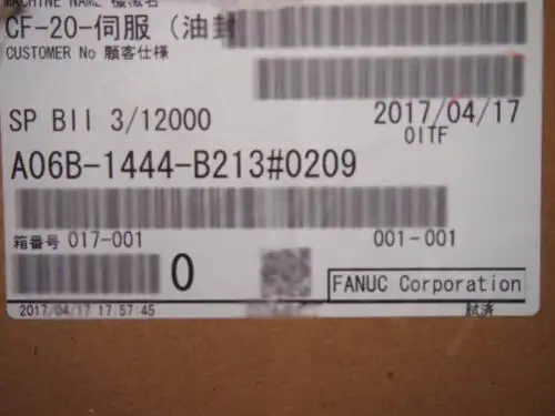 FANUC A06B-1444-B213#0209 伺服馬達