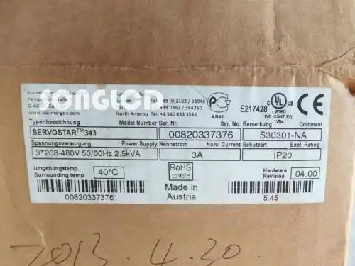 Servostar 343 S30301-Na