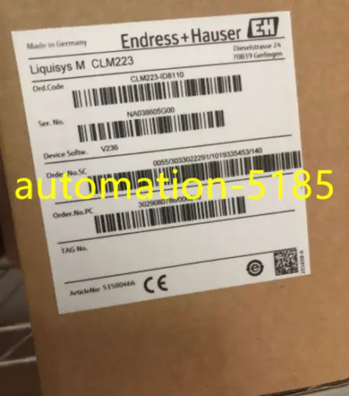 E+H CLM223-ID8110 przetwornik przewodności