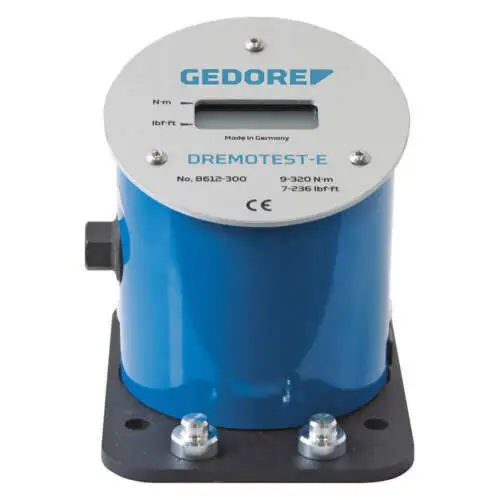 Gedore 8612-1000 Elec Torque Tester 1100 Nm 6-1/8"Ac/Dc