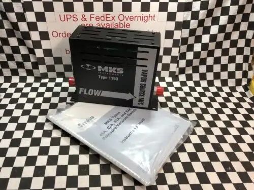 Controlador de caudal másico Mks 1150C-298V 10 Sccm Gas H20