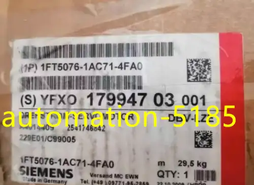 Siemens 1Ft5076-1Ac71-4Fa0 伺服馬達