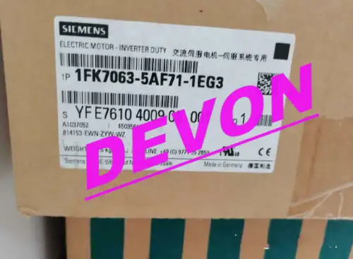 1FK7063-5AF71-1EG3 moteur servo