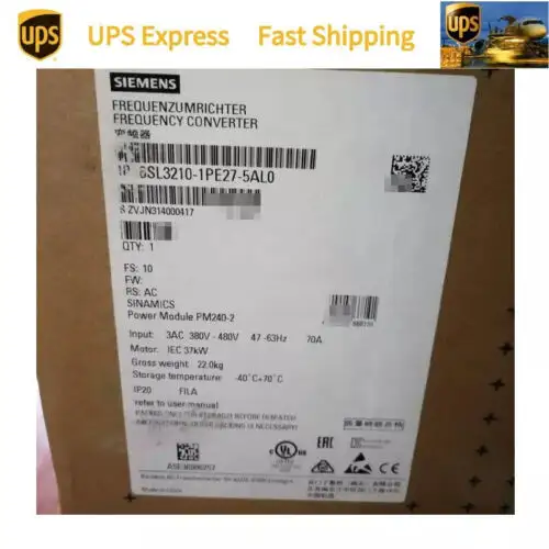 Siemens 6Sl3210-1Pe27-5Al0 Plc