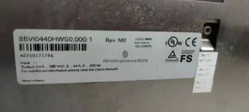 B&R 8Bvi0440Hws0.000-1 servocomando