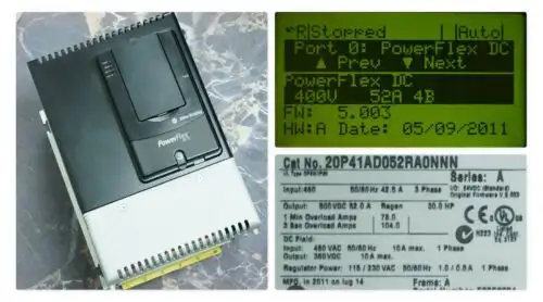 Allen-Bradley 20P41Ad052Ra0Nnn 30Hp Powerflex pohon