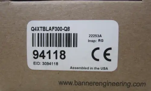 Banner Q4Xtblaf300-Q8 fotoelektrický senzor